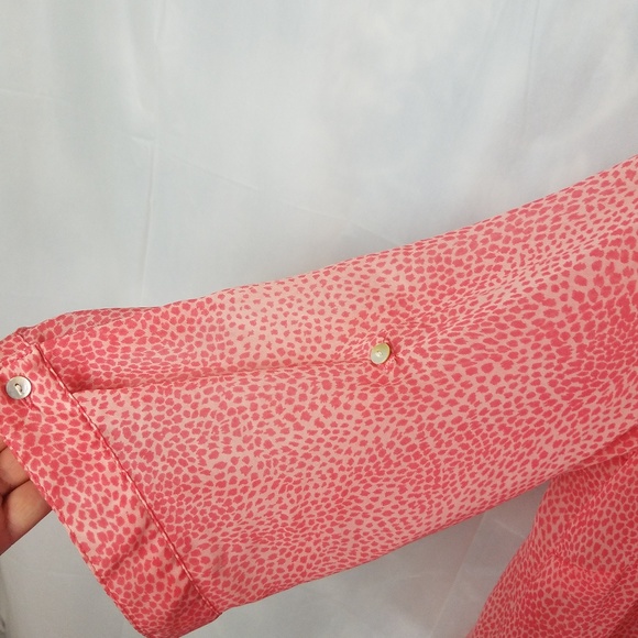 APT 9 pink sheer two-piece blouse set - Picture 4 of 8